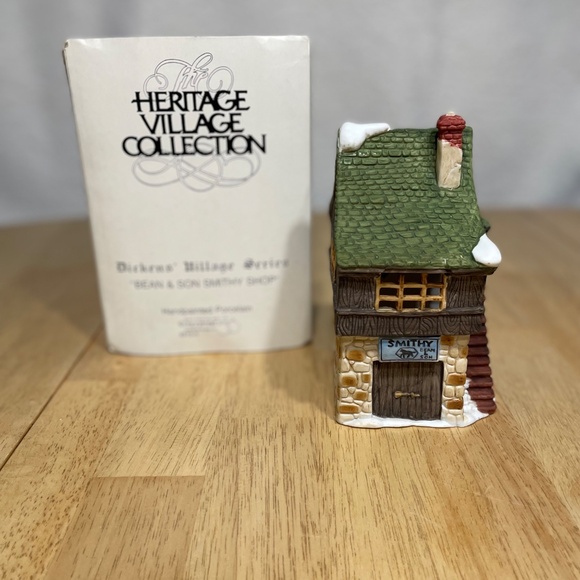 Department 56  Dicken’s Village Series “ Bean &  Son Smithy Shop” - Picture 11 of 12